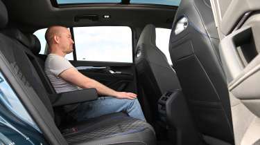 Alex Ingram sat in the Volkswagen Tiguan